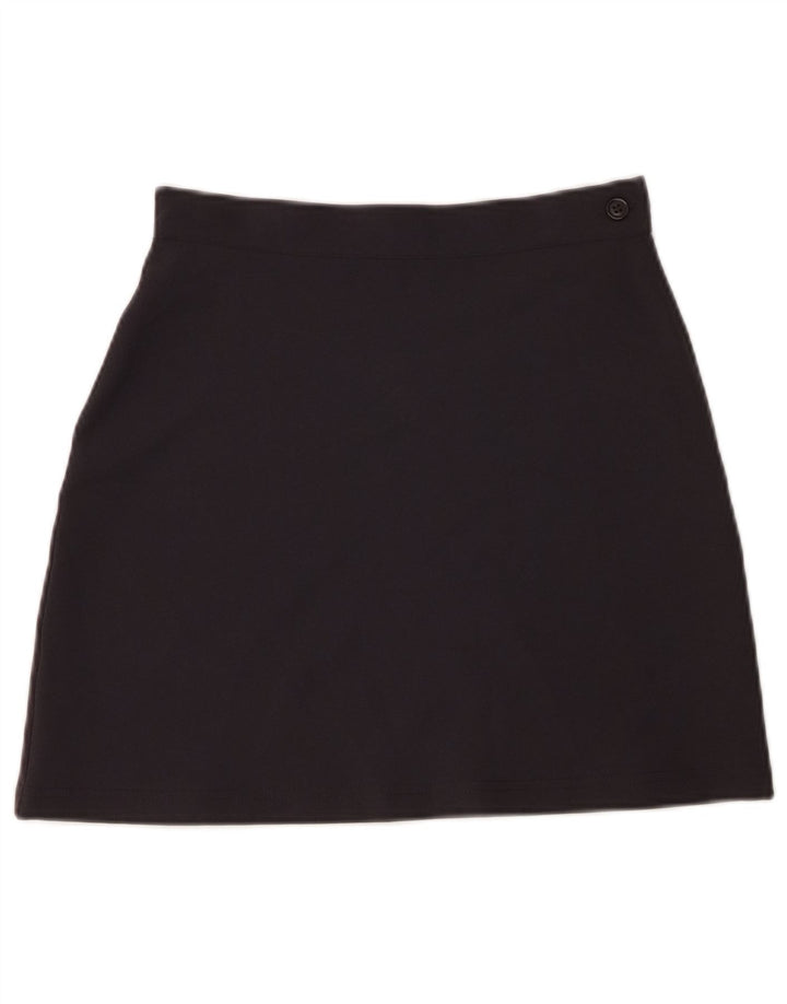 Minifalda Benetton Mujer IT 40 Small W26 Poliéster Azul Marino