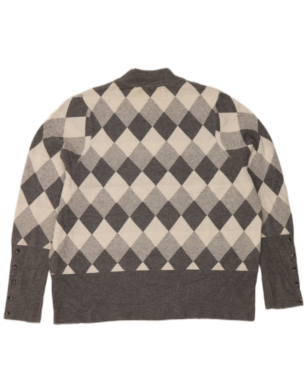 Marks & Spencer Jersey con Cuello Alto para Mujer UK 22 3XL Gris