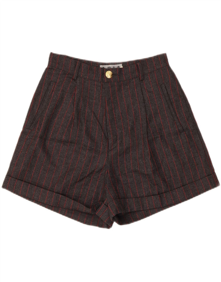 Conjunto de 2 piezas con doble botonadura para mujer Aria UK 14 Medium W26 Lana a rayas grises