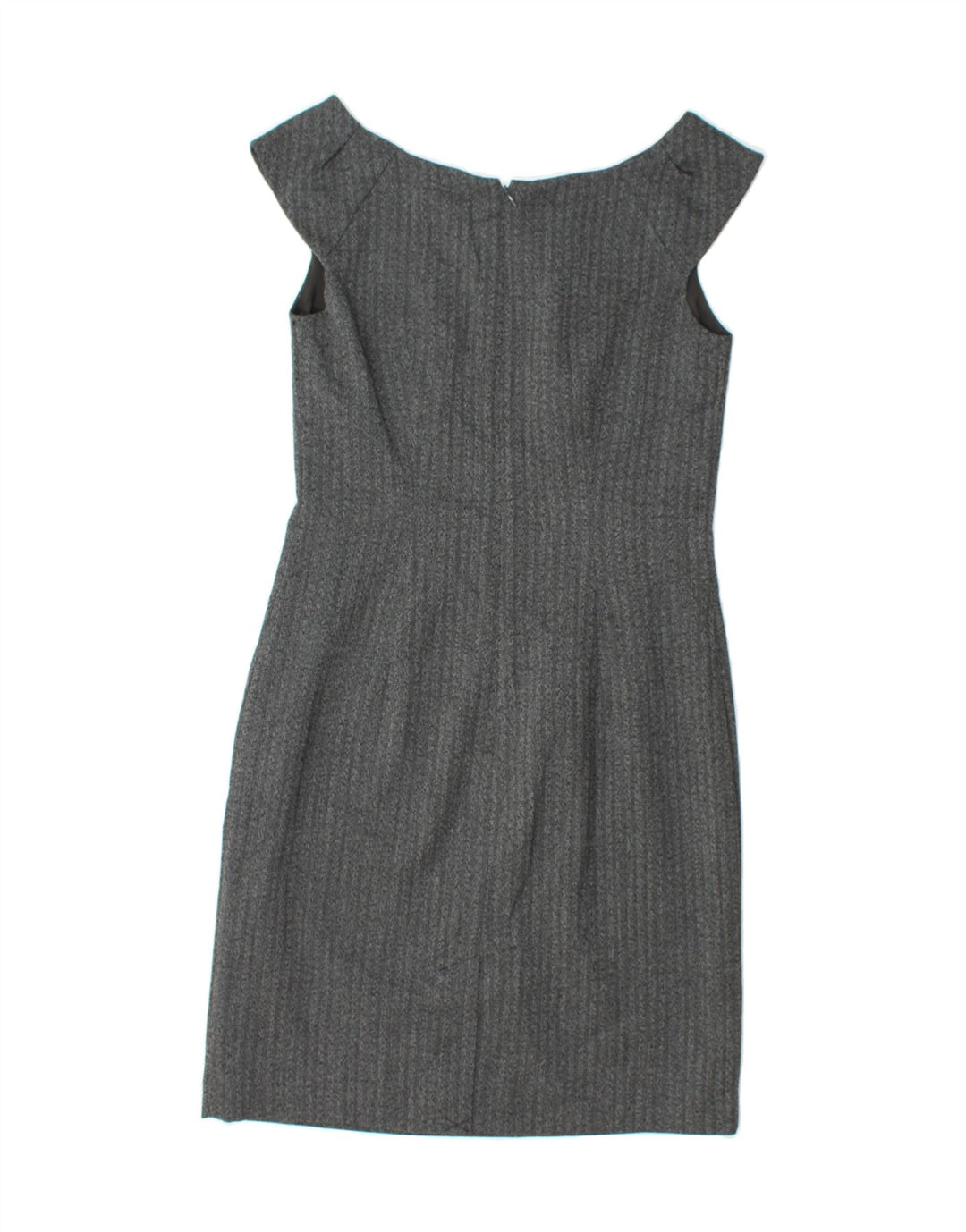 MOSSIMO Womens Sleeveless Sheath Dress US 8 Medium Grey Herringbone Vintage Mossimo and Second-Hand Mossimo from Messina Hembry 