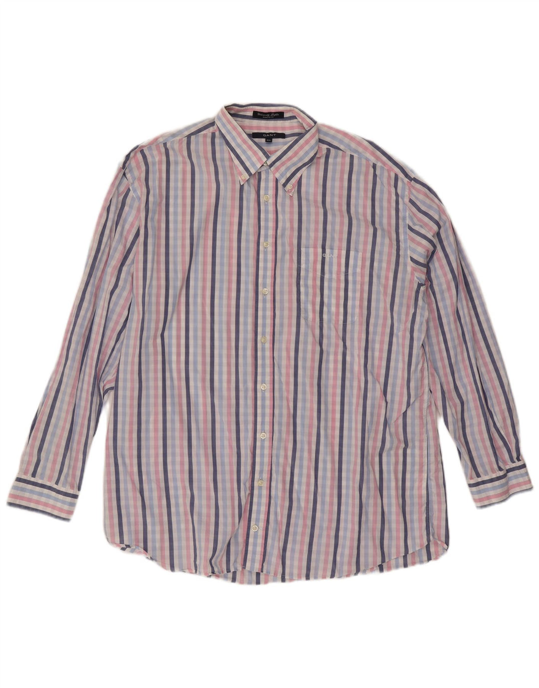Gant Camisa Regular Fit para Hombre 2XL Algodón A Cuadros Multicolor