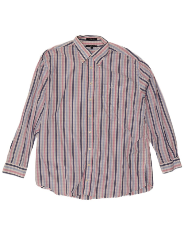 Gant Camisa Regular Fit para Hombre 2XL Algodón A Cuadros Multicolor