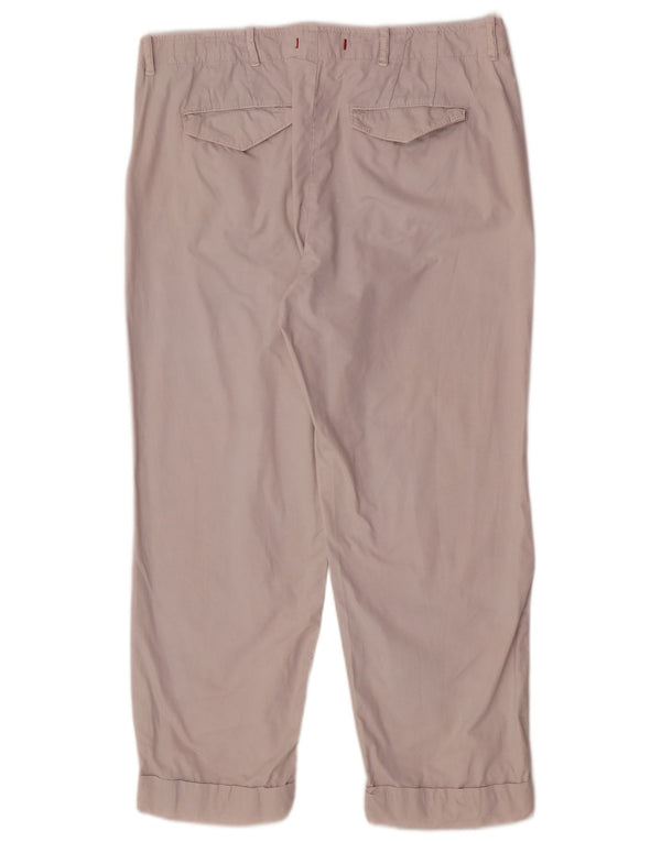 Zara Mens Slim Fit Pantalones Cortos EU 42 Large W32 L26 Algodón Púrpura