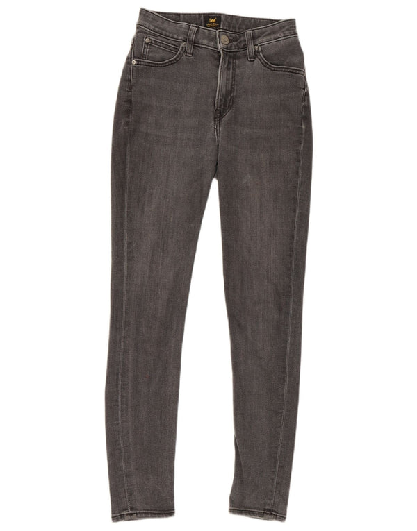 Vaqueros Lee Ivy Skinny para Mujer W26 L31 Algodón Gris