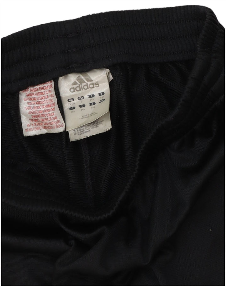 Adidas Pantalones de chándal para niño 13-14 años Negro Colorblock Poliéster
