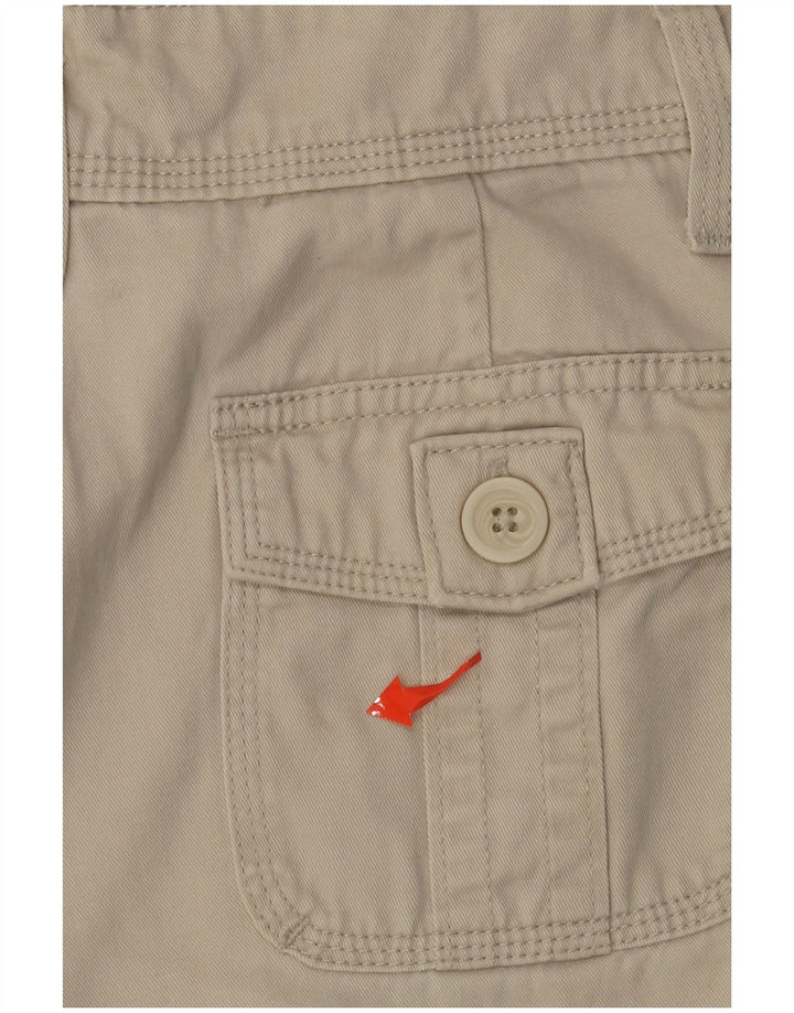 LEE Pantalones cortos cargo para mujer US 6 Medium W28 Algodón beige