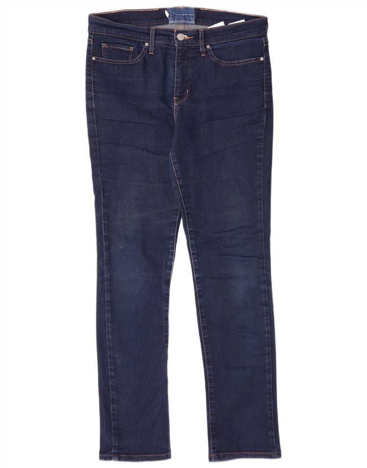 LEVI'S Vaqueros Slim Mujer W29 L30 Algodón Azul Marino