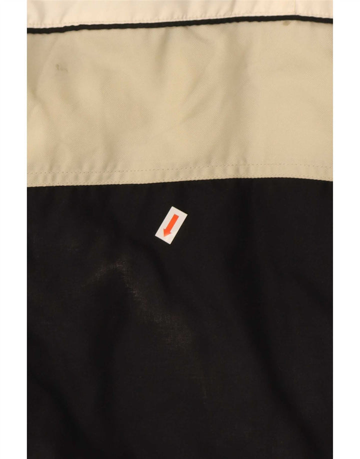 Chaqueta de esquí vintage para hombre IT 48 Poliéster color negro medio