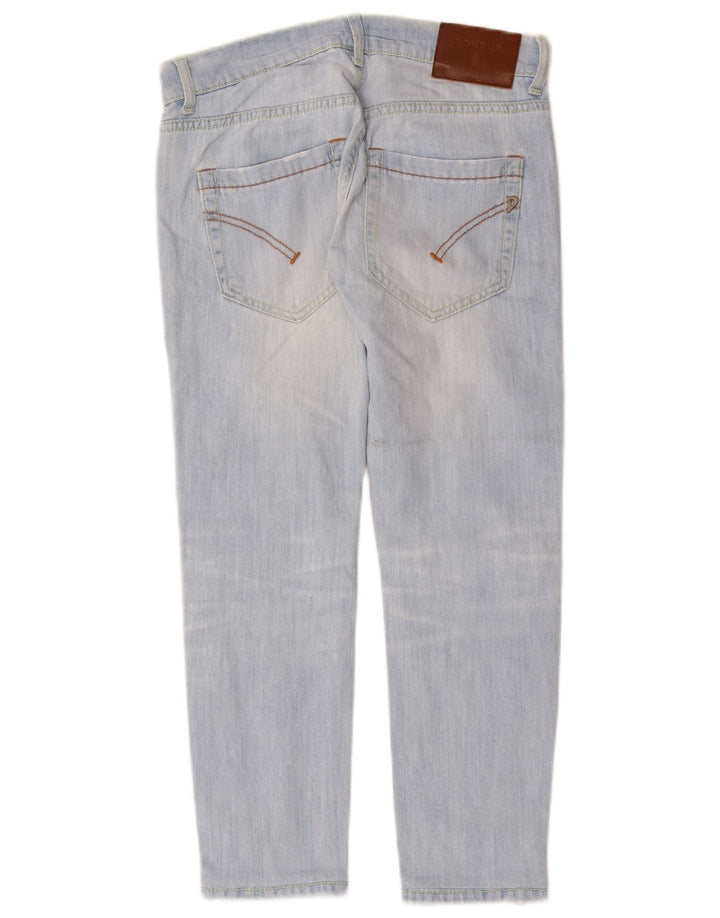 Dondup Vaqueros Slim Desgastados Mujer W26 L25 Algodón Azul