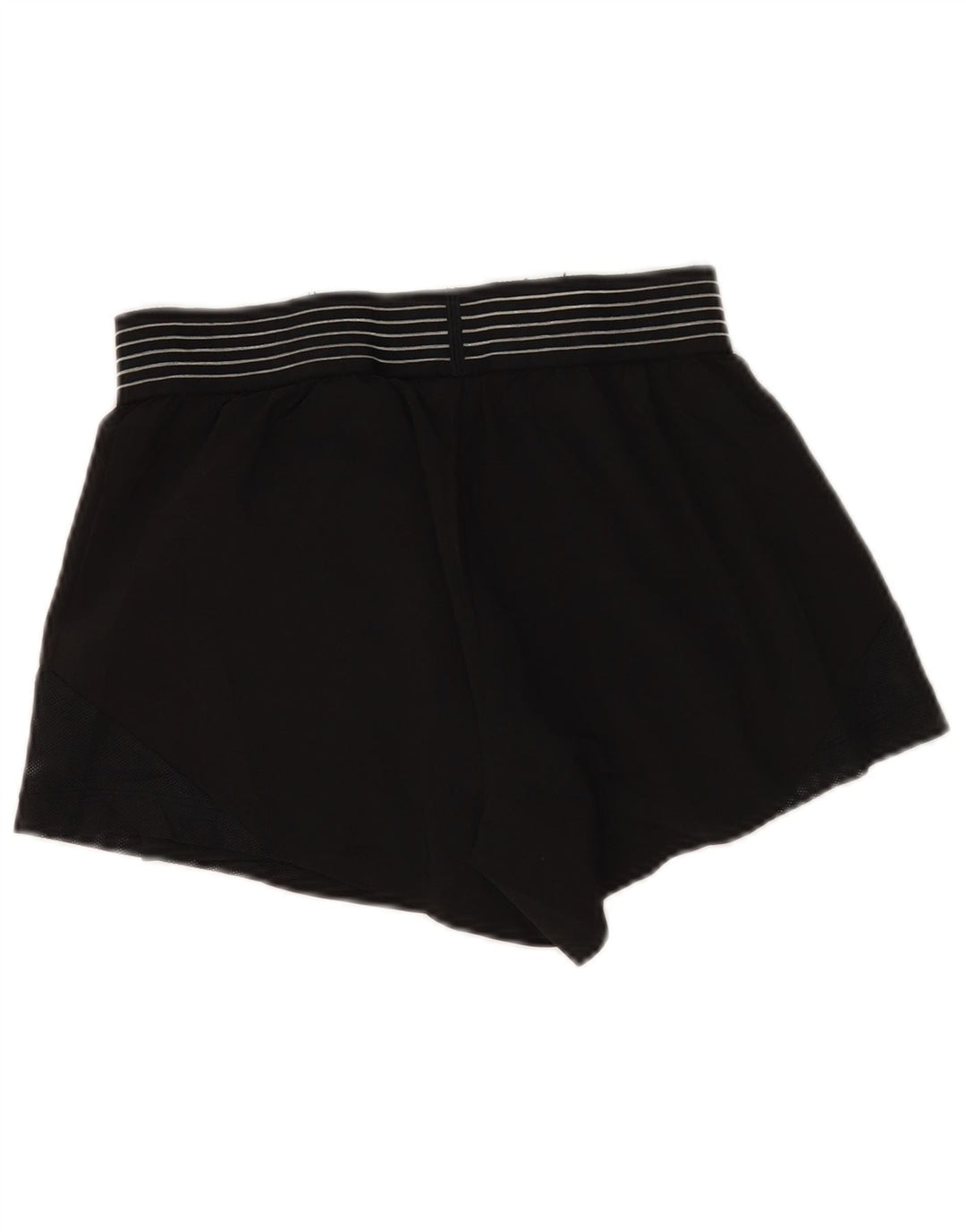 Nike Pantalones cortos deportivos Dri Fit para mujer UK 8 Small Poliéster negro