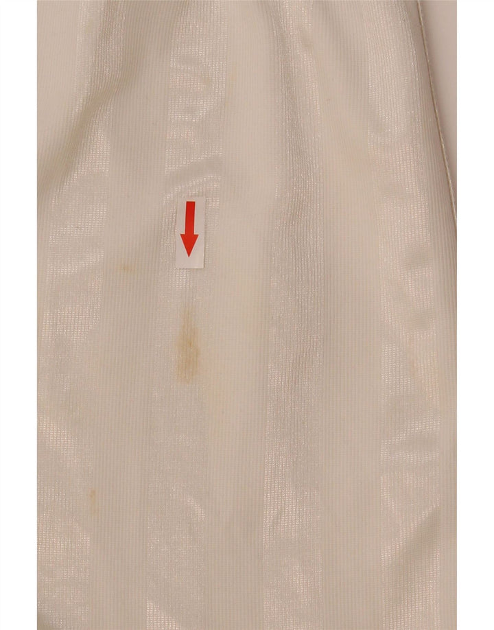 Nike - Pantalones cortos deportivos para hombre, poliéster, rayas blancas, talla pequeña
