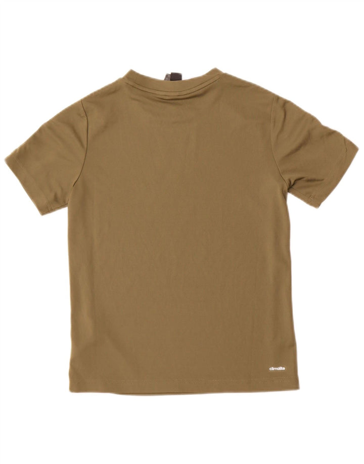 Adidas Chicos Climalite Camiseta Top 9-10 Años Caqui Poliéster
