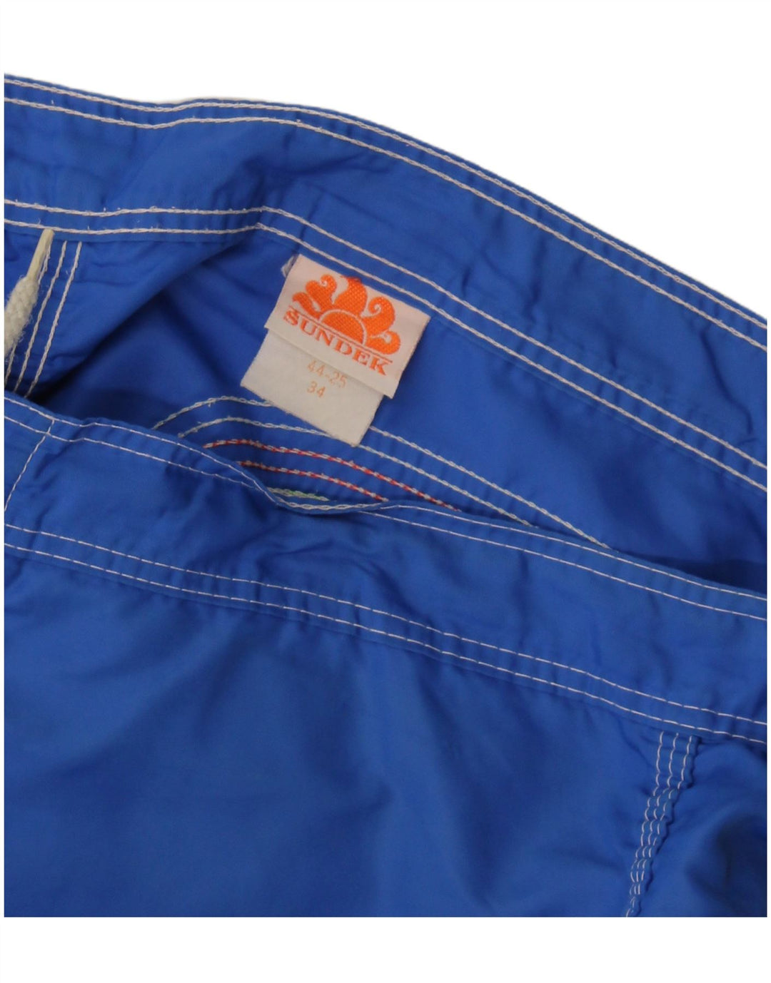 Sundek Bañador para hombre, talla grande, nailon azul