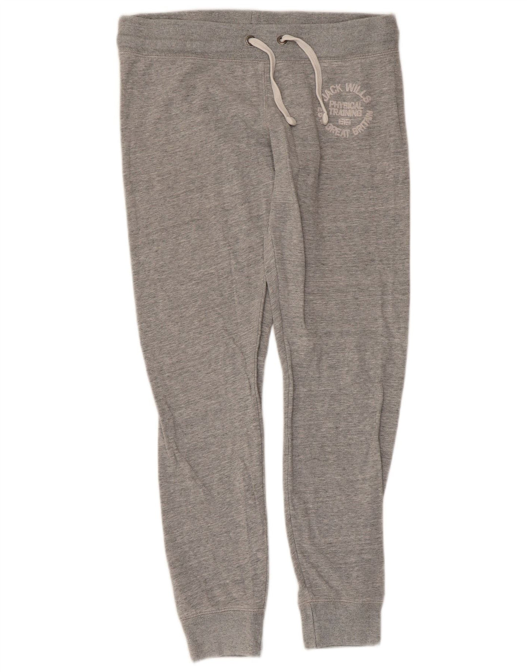 JACK WILLS Pantalones de chándal ajustados para mujer Joggers UK 42 Gris medio