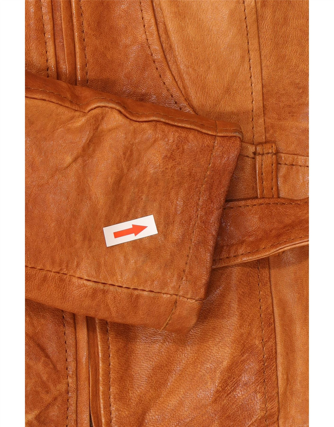 Masterpelle Chaqueta de cuero para mujer IT 46 Cuero beige grande