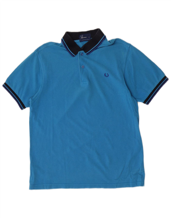 Polo Fred Perry Hombre Algodón Azul Medio