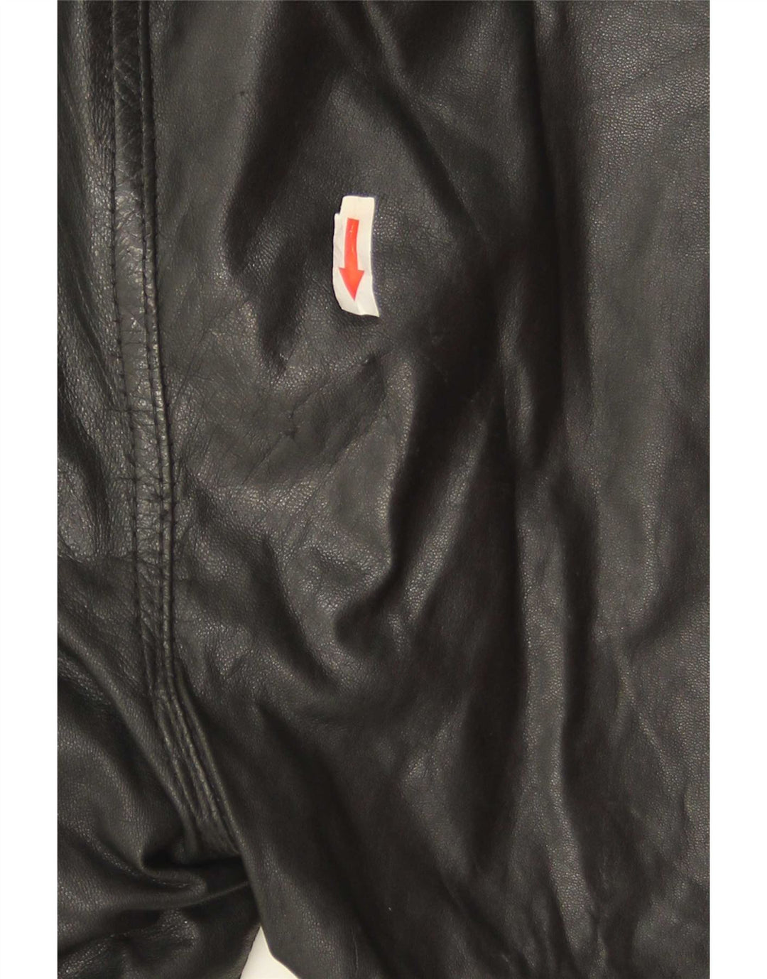 Pantalones de cuero ajustados para mujer Golden Leaf W26 L28 Negro