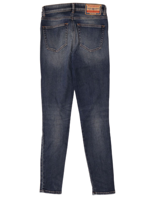 Vaqueros Pitillo Mujer Diesel W26 L30 Algodón Azul