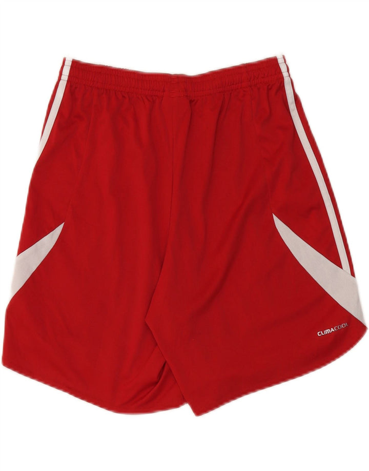 Adidas Mens Climacool Sport Shorts Pequeño Rojo Colorblock Poliéster