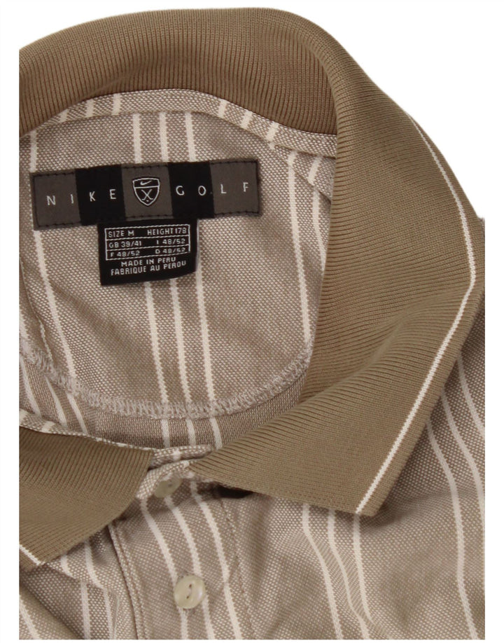 NIKE Polo Hombre ES 39/41 Medium Beige Rayas