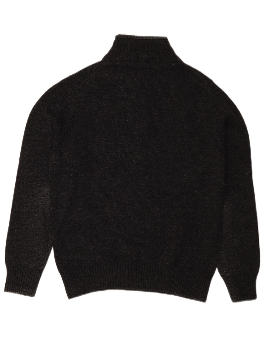 Jersey Hombre Trussardi Jeans Cremallera Cuello Jersey Small Gris Lana