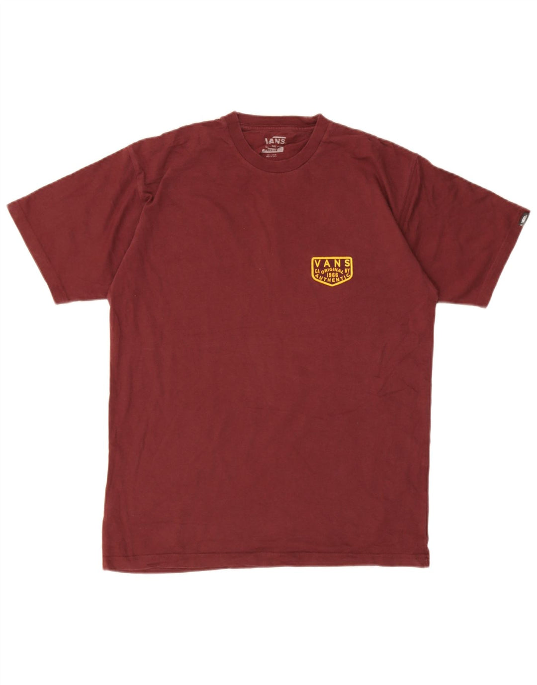 Vans Hombre Camiseta Gráfica Top Medium Granate
