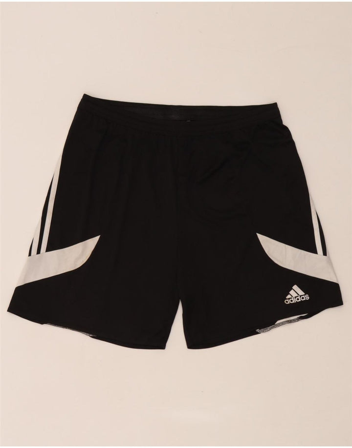 Adidas Mens Climalite Sport Shorts Grande Negro Colorblock Poliéster