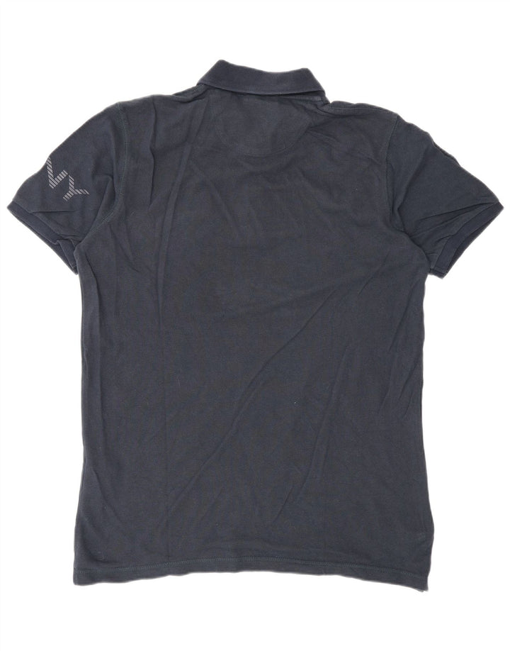 Dkny Polo Gráfico Para Hombre Pequeño Algodón Azul Marino
