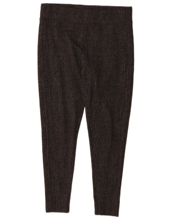 Marks & Spencer Leggings para mujer UK 40 Poliéster en espiga gris medio