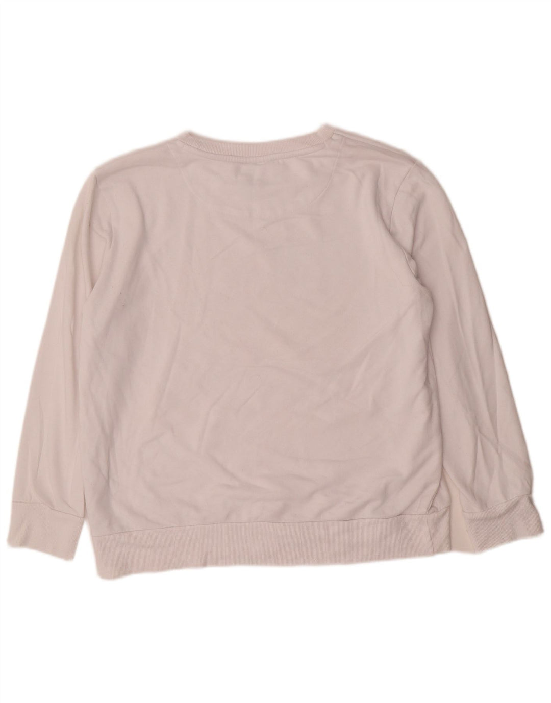 Dkny Sudadera gráfica para mujer Jumper UK 14 Medium White Cotton