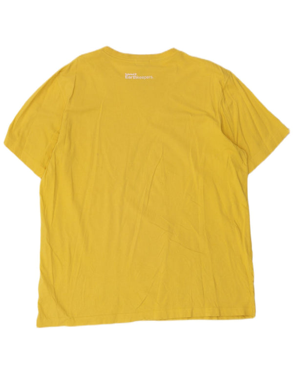 Timberland Hombre Earthkeepers Regular Fit Graphic Camiseta Top XL Amarillo