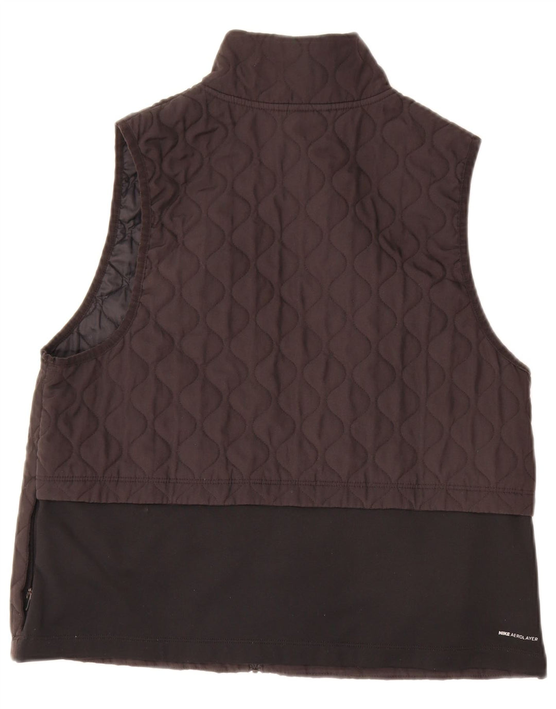 Nike Chaleco acolchado para mujer UK 46 Grande Poliéster negro