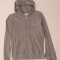 Champion Heritage Classics - Sudadera con capucha y cremallera para mujer, talla 40, color gris medio