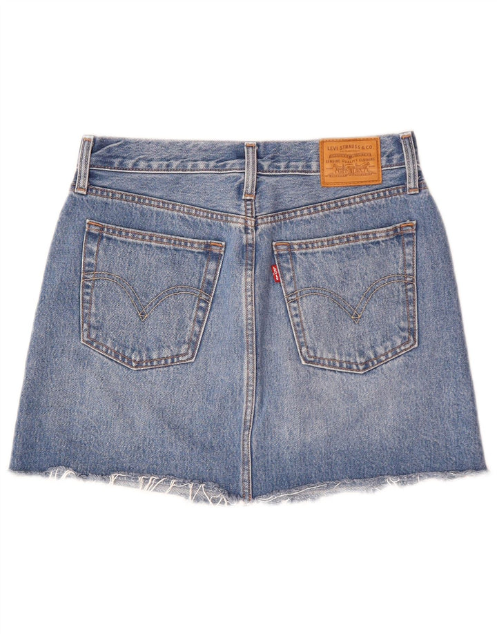 Minifalda Vaquera Levi's Mujer W27 Small Azul Algodón