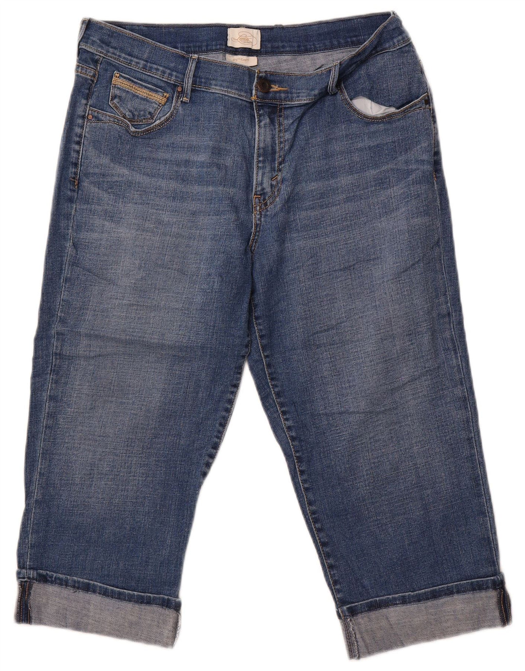 Levi's 515 Capri Jeans para mujer US 12 Grande W34 L18 Algodón azul