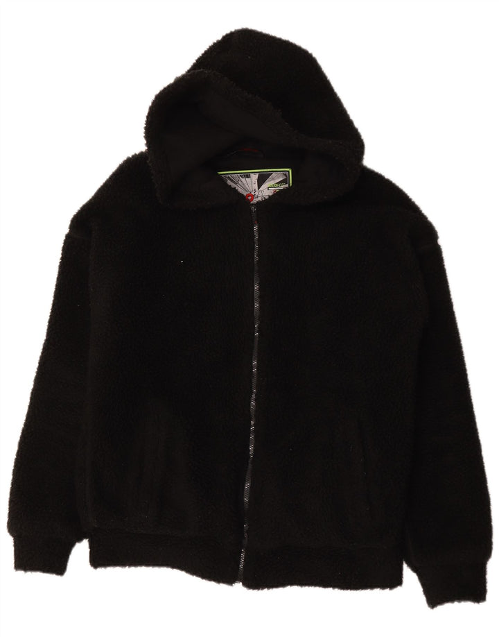 Mistral Chaqueta Polar con Capucha para Hombre UK 38 Medium Negro Poliéster