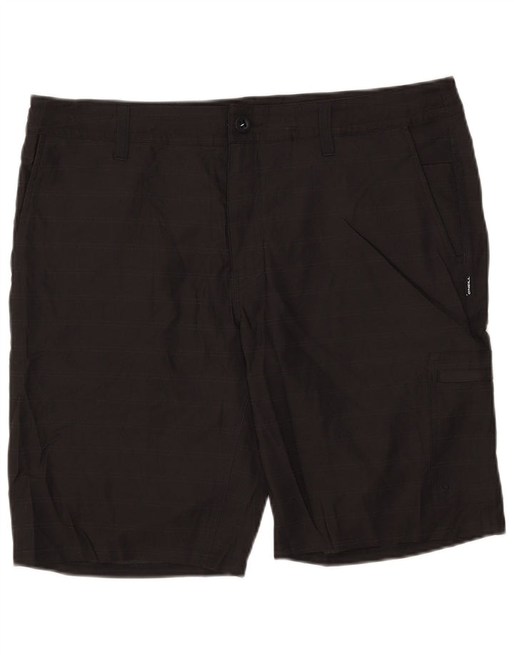 O'Neill Pantalones cortos cargo para hombre W36 Poliéster a rayas negras grandes