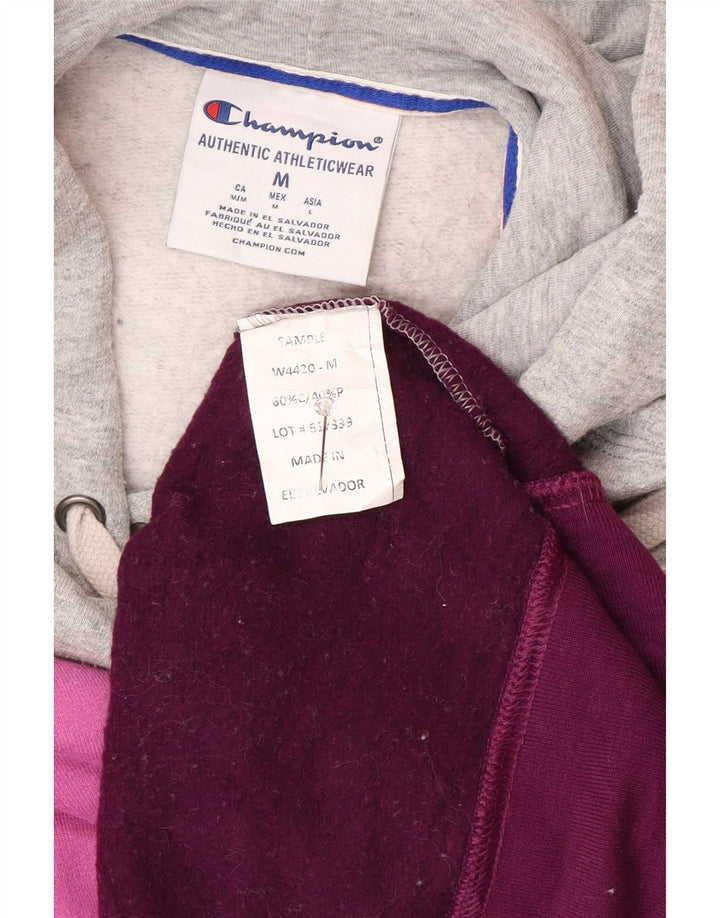 Champion Sudadera con capucha gráfica para hombre, jersey mediano multicolor con bloques de color deportivos