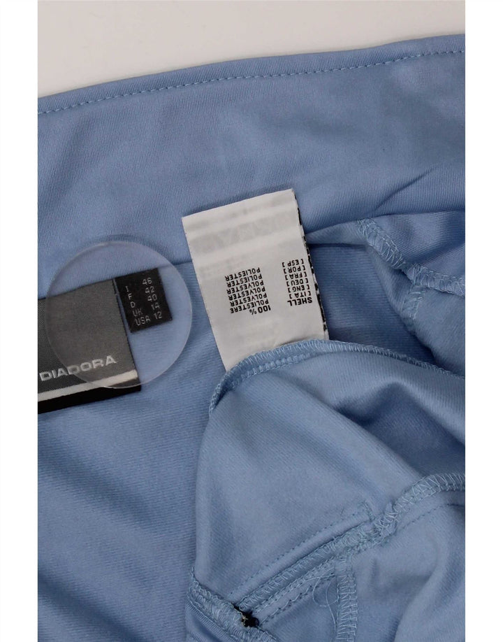 Diadora Chaqueta de chándal para mujer UK 44 Poliéster azul grande
