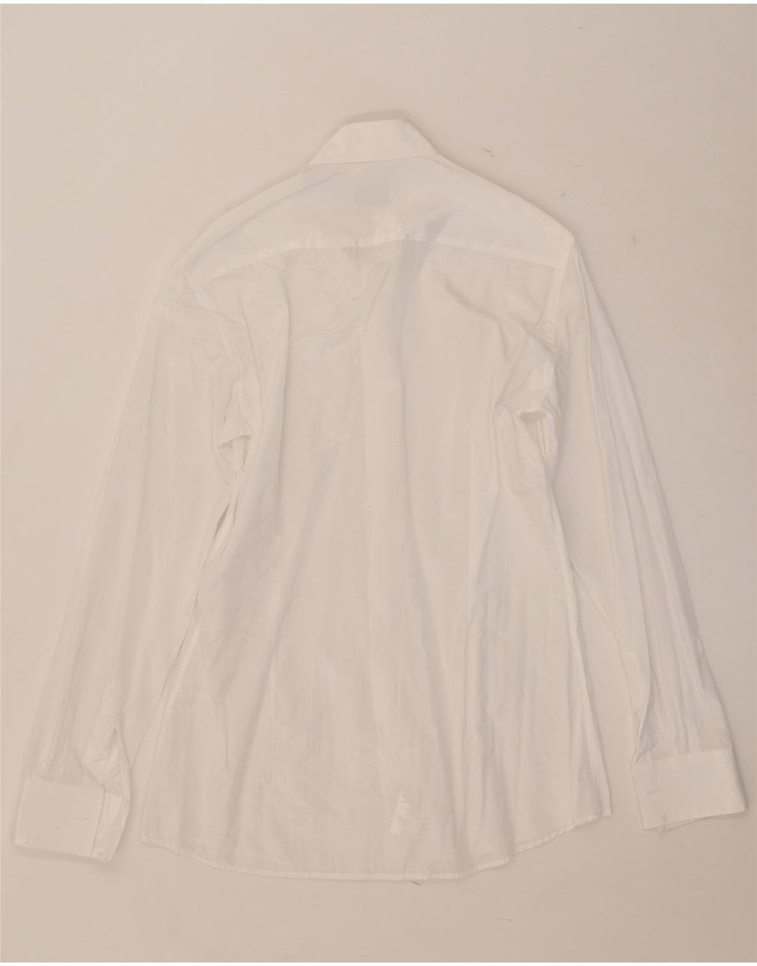 Carlo Pignatelli Camisa Hombre Talla 38 15 Poliéster Blanco Mediano