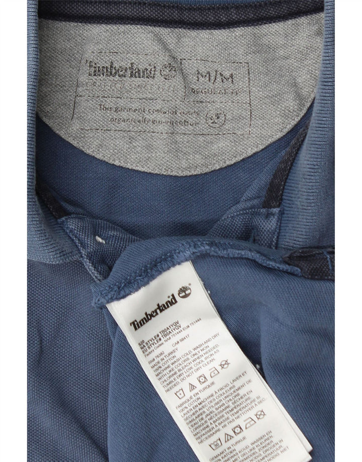 Timberland Polo De Corte Regular Para Hombre Algodón Azul Marino Medio