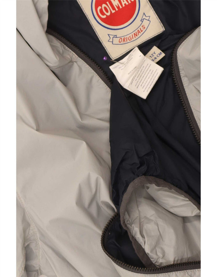 Colmar Chaqueta cortavientos con capucha para niño 11-12 años Gris Poliamida
