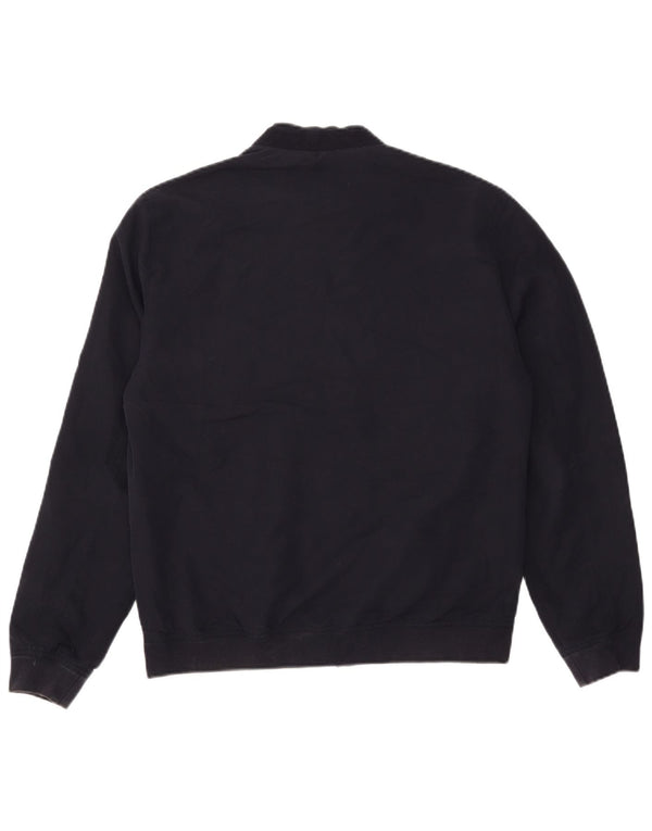 Ted Baker Chaqueta Bomber para Hombre Talla 3 Mediana Azul Marino Poliéster