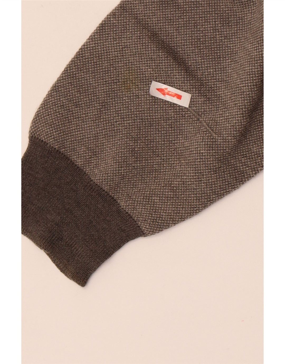 Marks & Spencer Jersey con cuello en V para hombre de lana merino gris grande