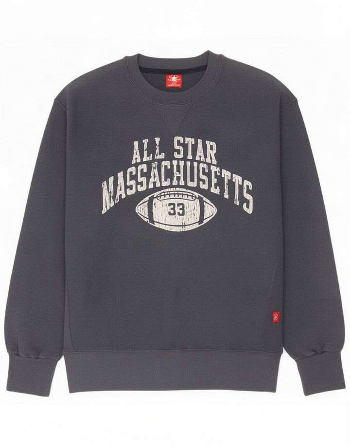 Converse Mens Graphic Sudadera Jumper Small Azul Marino Algodón