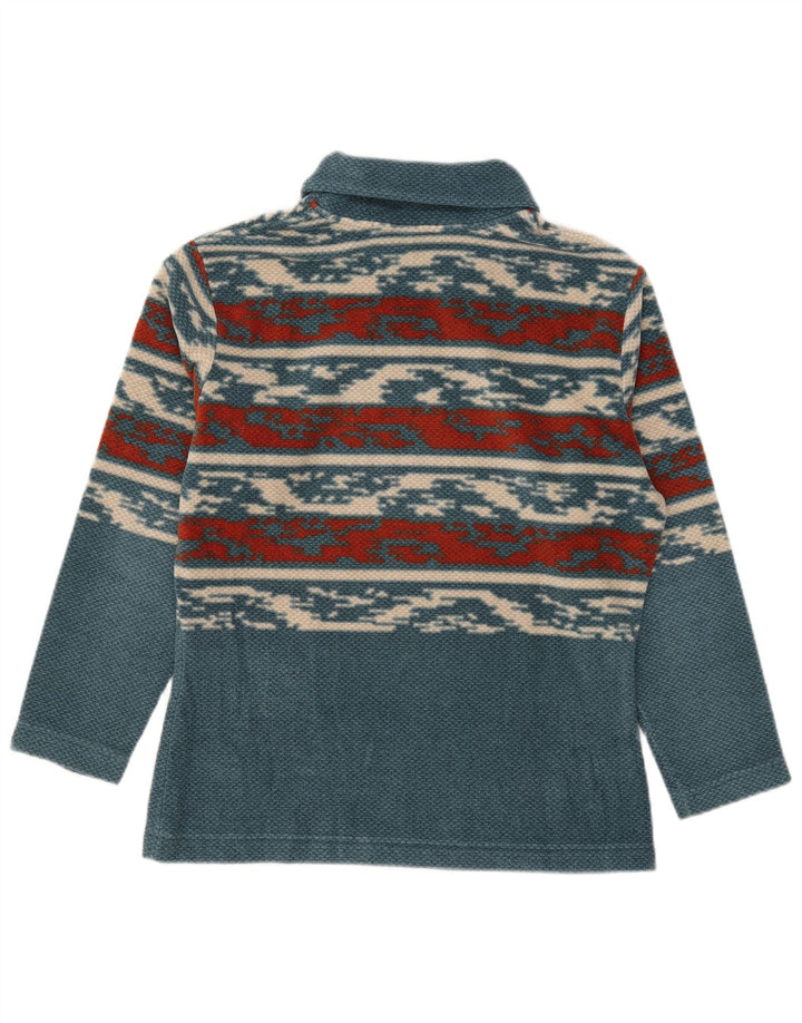 Jersey Fila para mujer con cuello vuelto IT 44 Rayas azules medianas