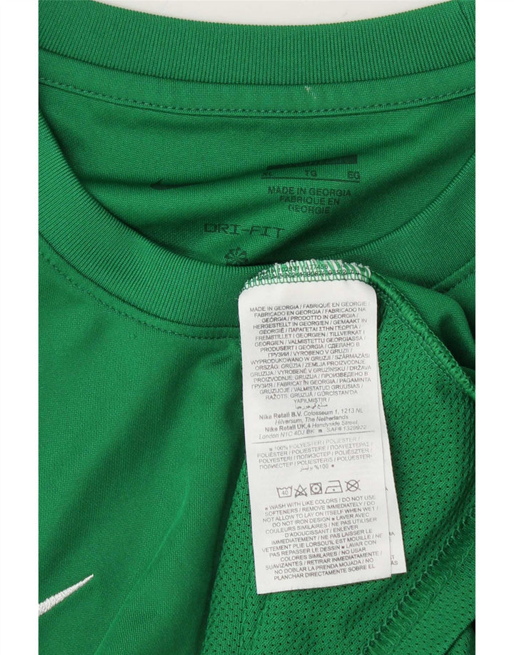 Camiseta Nike Dri Fit para hombre Top XL Poliéster verde