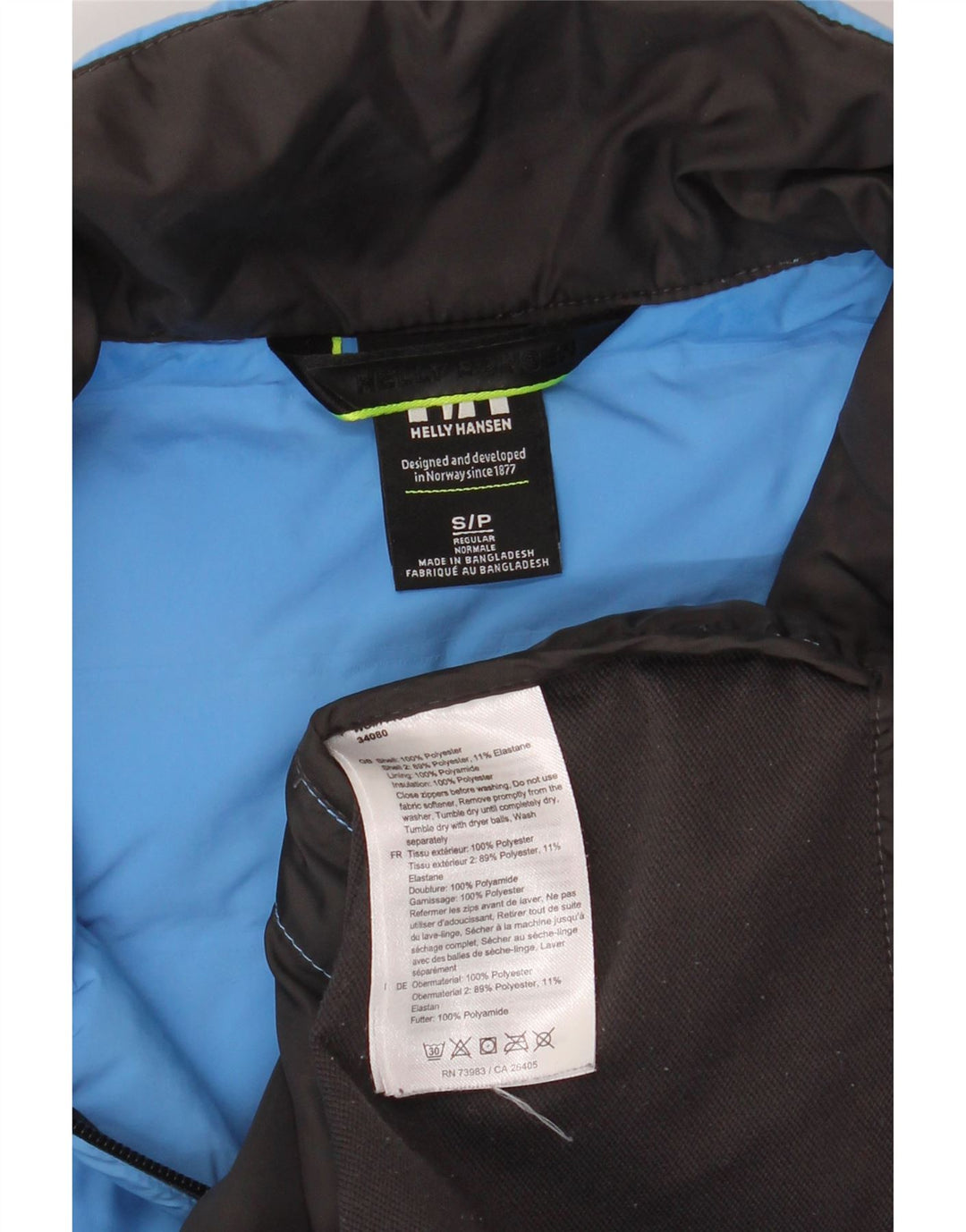 Helly Hansen Chaqueta acolchada para mujer UK 40 Small Azul Colorblock Poliéster