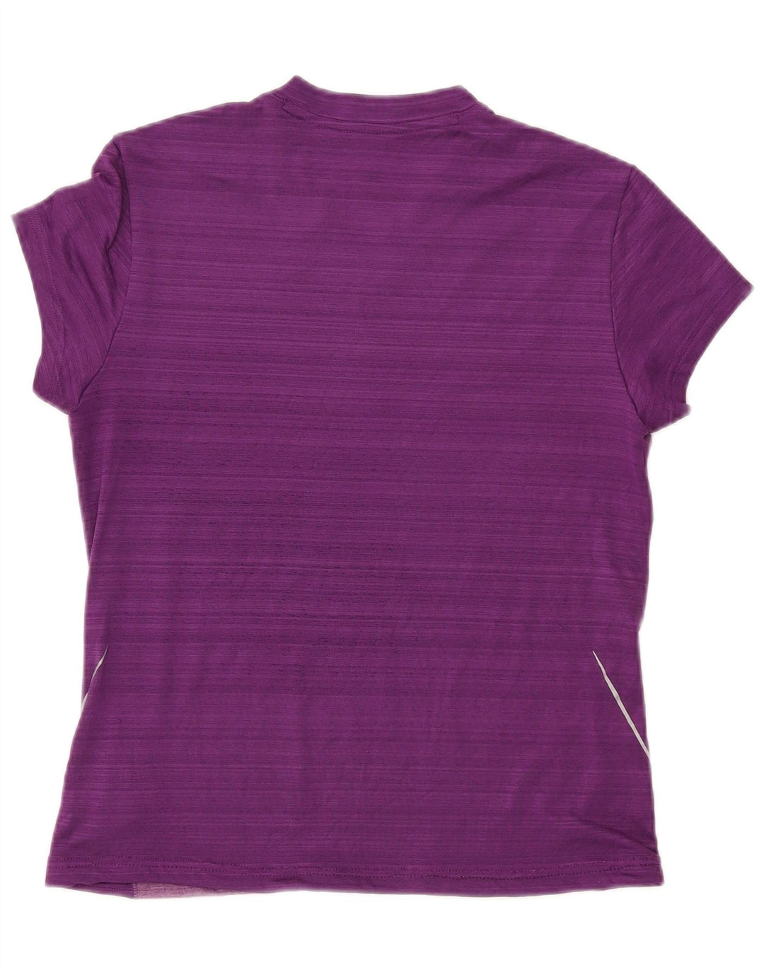 ADIDAS Camiseta Climalite para mujer Reino Unido 14 Grande Púrpura Colorblock