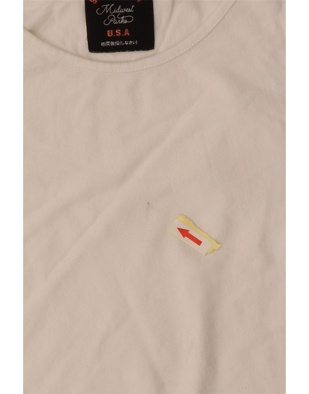 Superdry Camiseta Regular Fit para Mujer UK 6 XS Off White Cotton